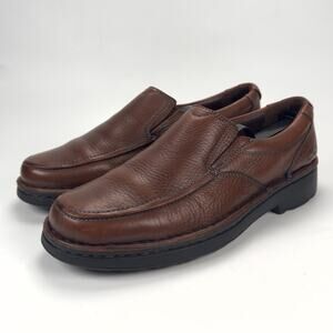 Clarks Men's Loafers Gessler Step 8 Brown Leather Slip On Size 9M
